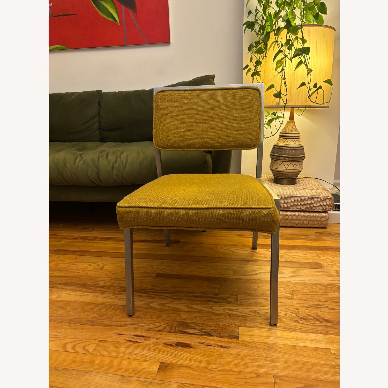 Vintage Moutarde Lounge Chair - image-1