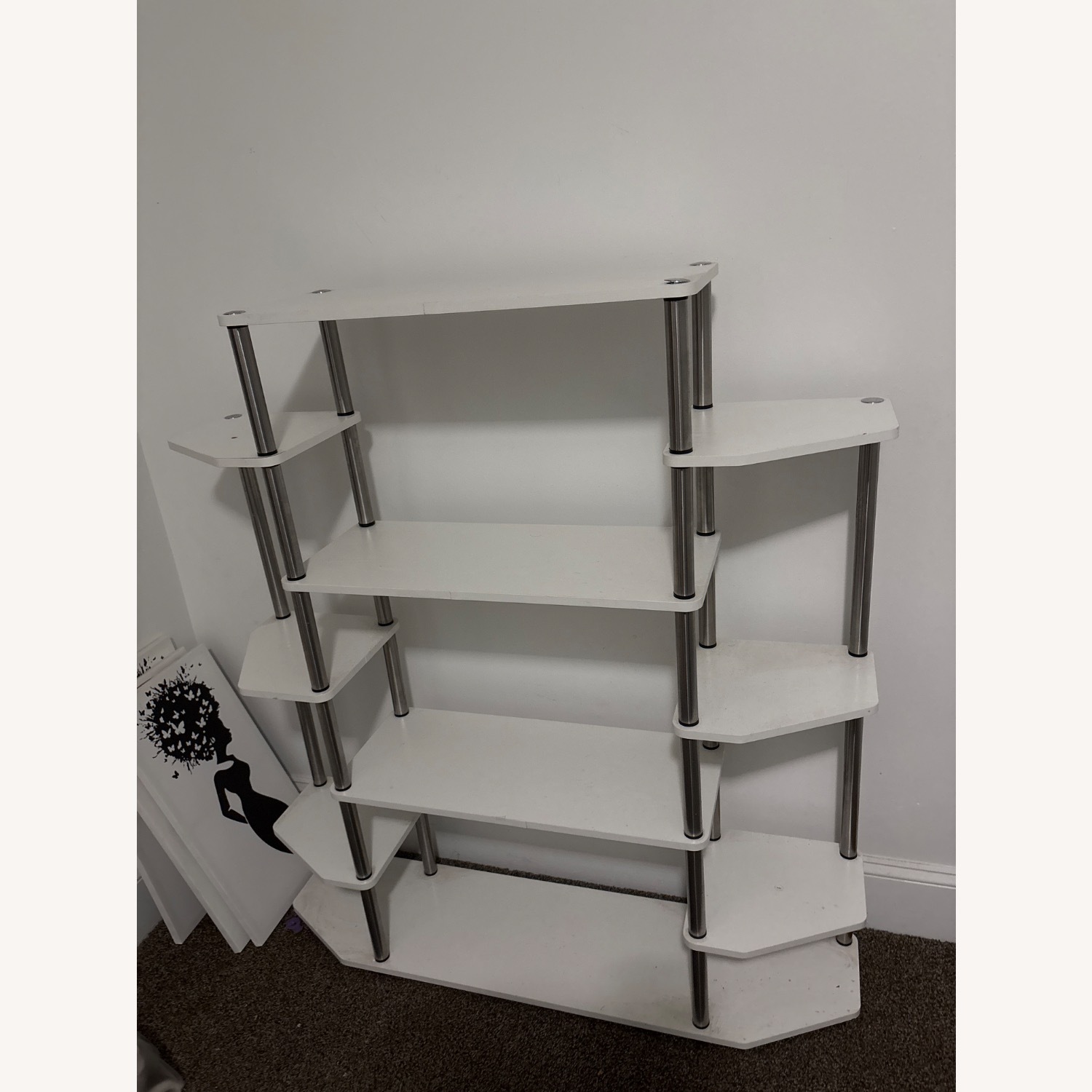 Convenience Concepts Designs2Go No Tools Wall Unit Bookshelf, White, All Ages - image-3
