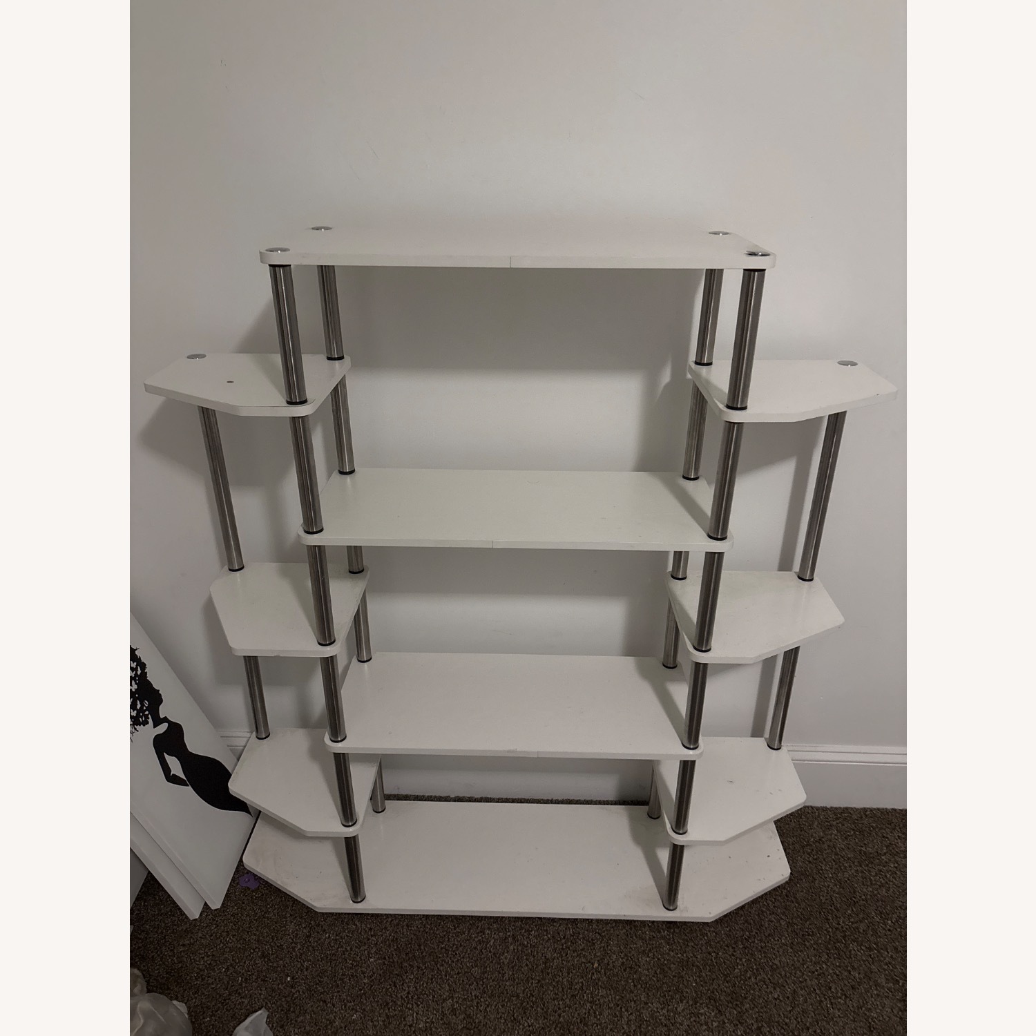 Convenience Concepts Designs2Go No Tools Wall Unit Bookshelf, White, All Ages - image-2