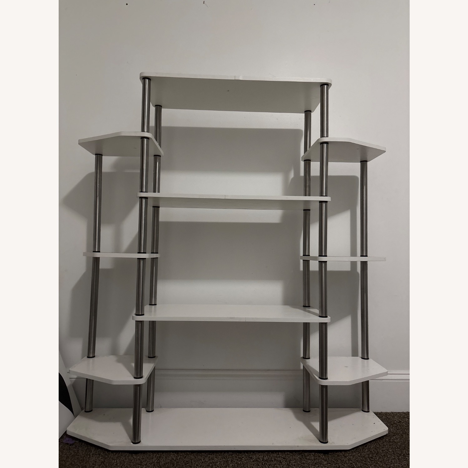 Convenience Concepts Designs2Go No Tools Wall Unit Bookshelf, White, All Ages - image-1