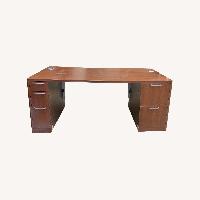 Double Pedestal Desk 
