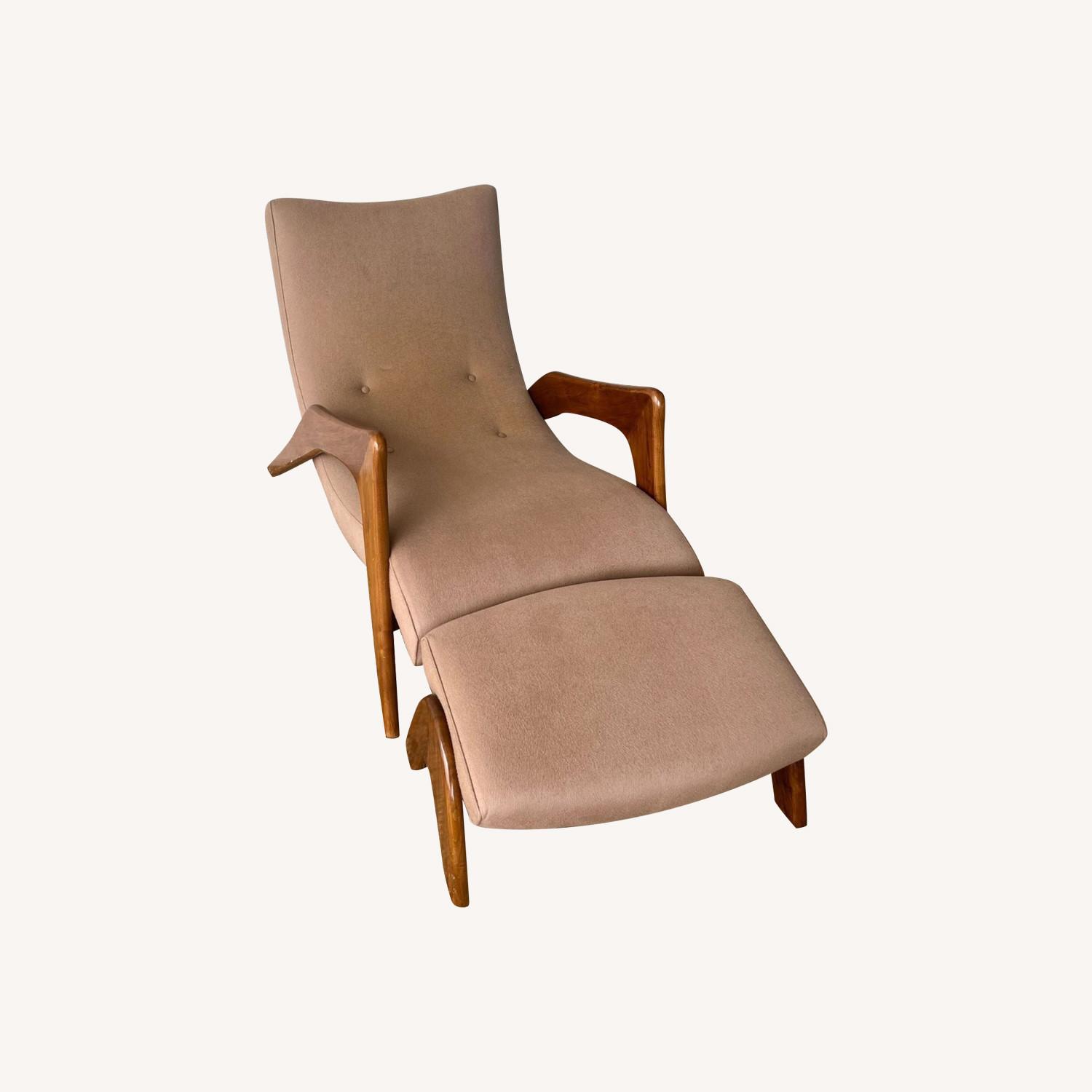 Adrian Pearsall Mid Century Crescent Lounge  - image-0