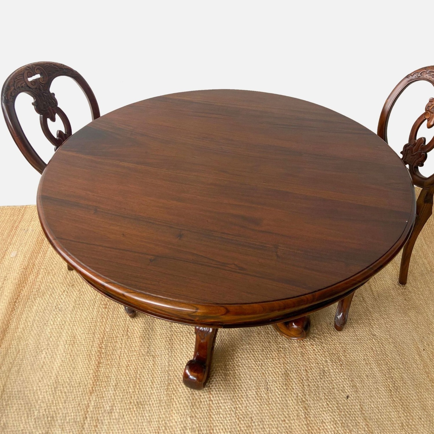 Laurel Crown Classic Mahogany 3-seat Dining Set - image-1