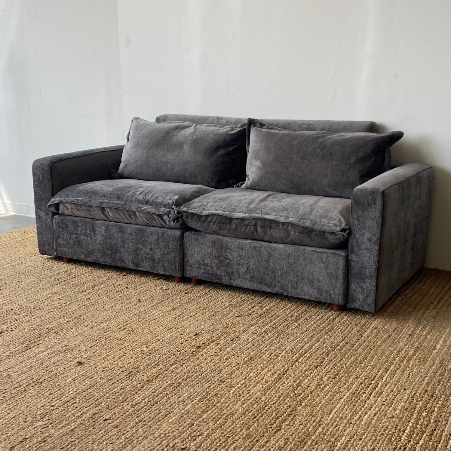 Homebody Evening Fog 2 Seat Sofa - image-2