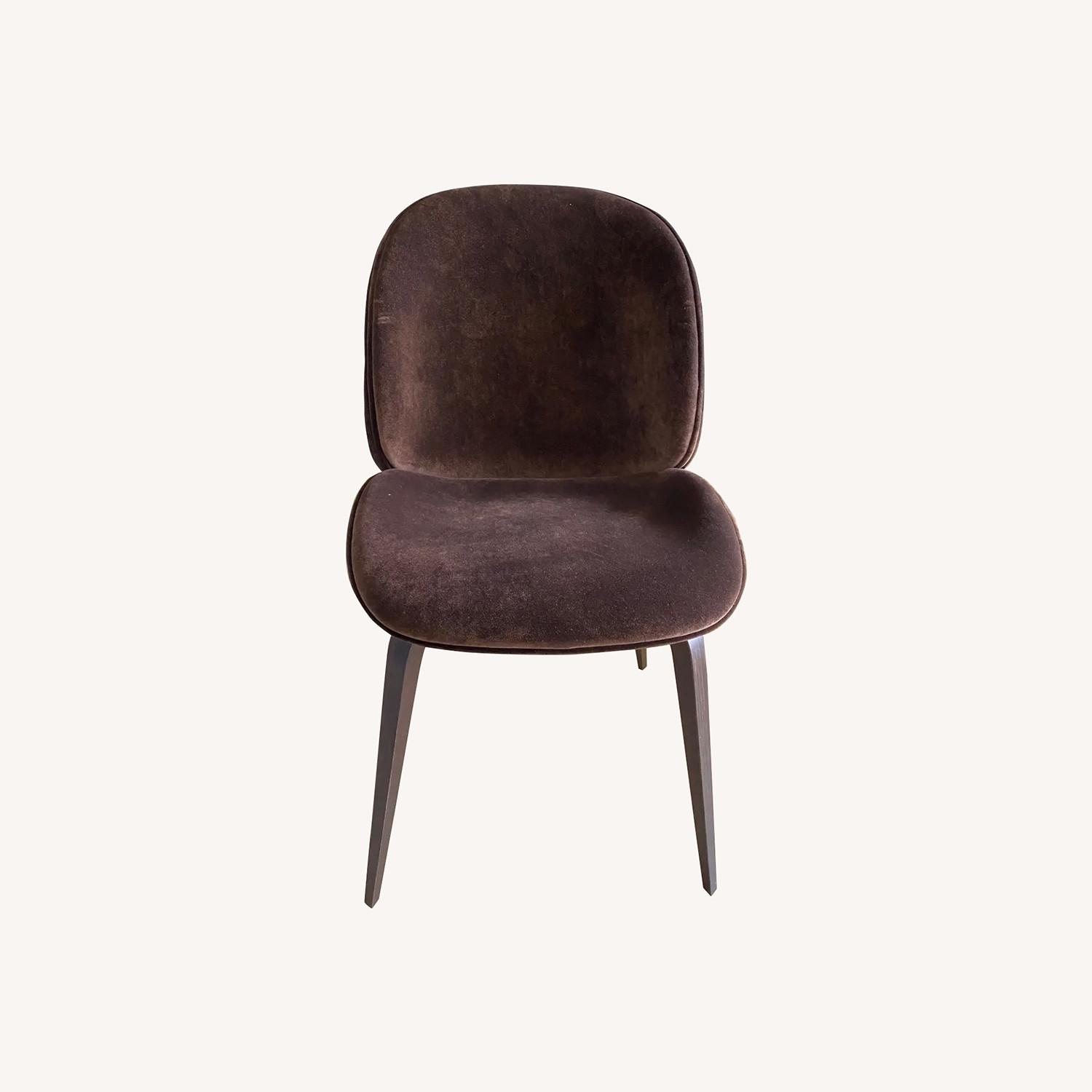 Gubi Beetle Side Chair - Chocolate Brown - image-0