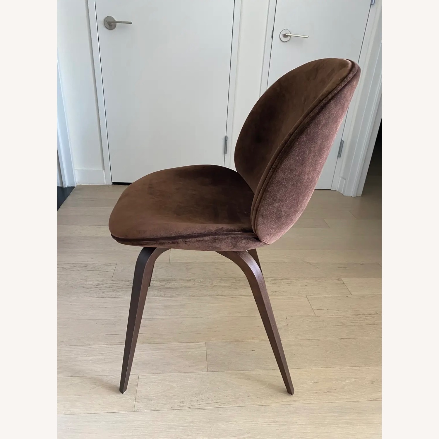 Gubi Beetle Side Chair - Chocolate Brown - image-2
