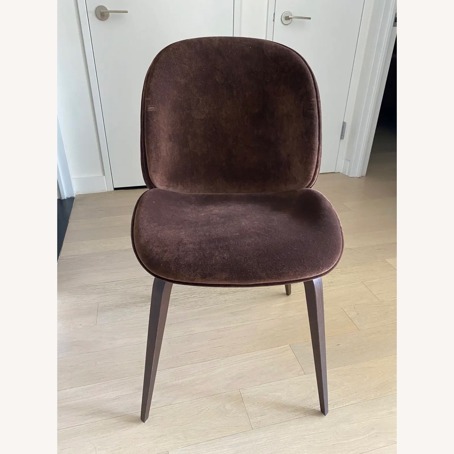 Gubi Beetle Side Chair - Chocolate Brown - image-1