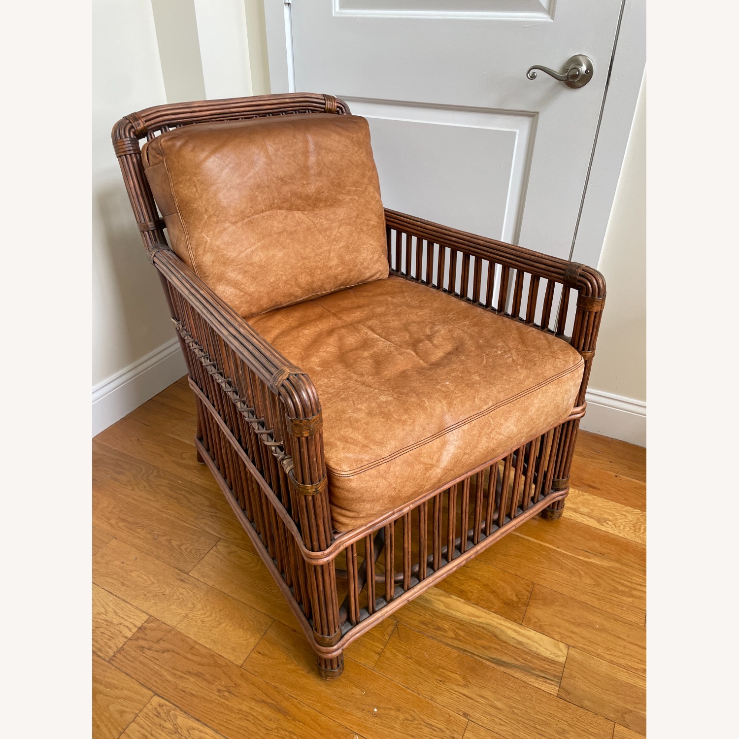 Palecek President's State Chair and Ottoman - image-1