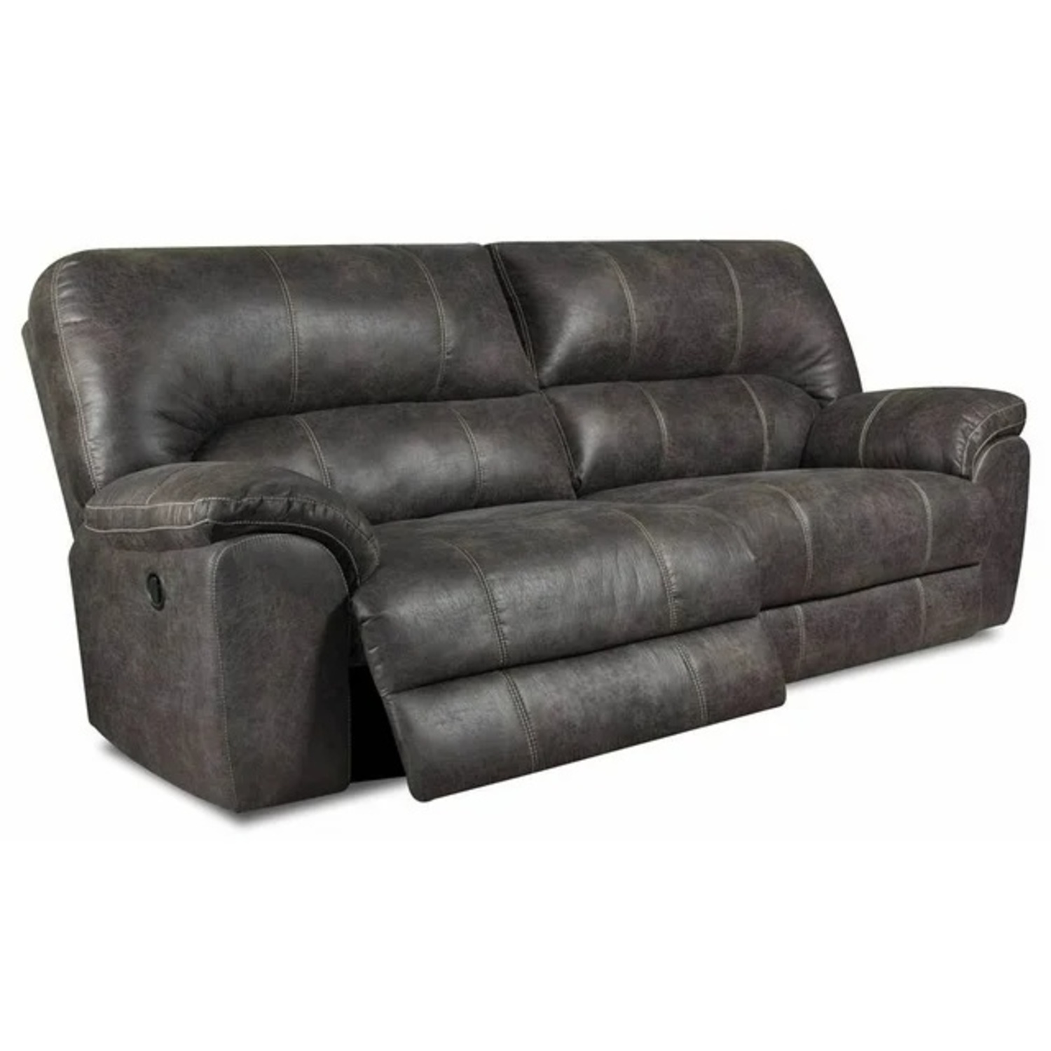 Stallion Brown Recliner Sofa - image-5