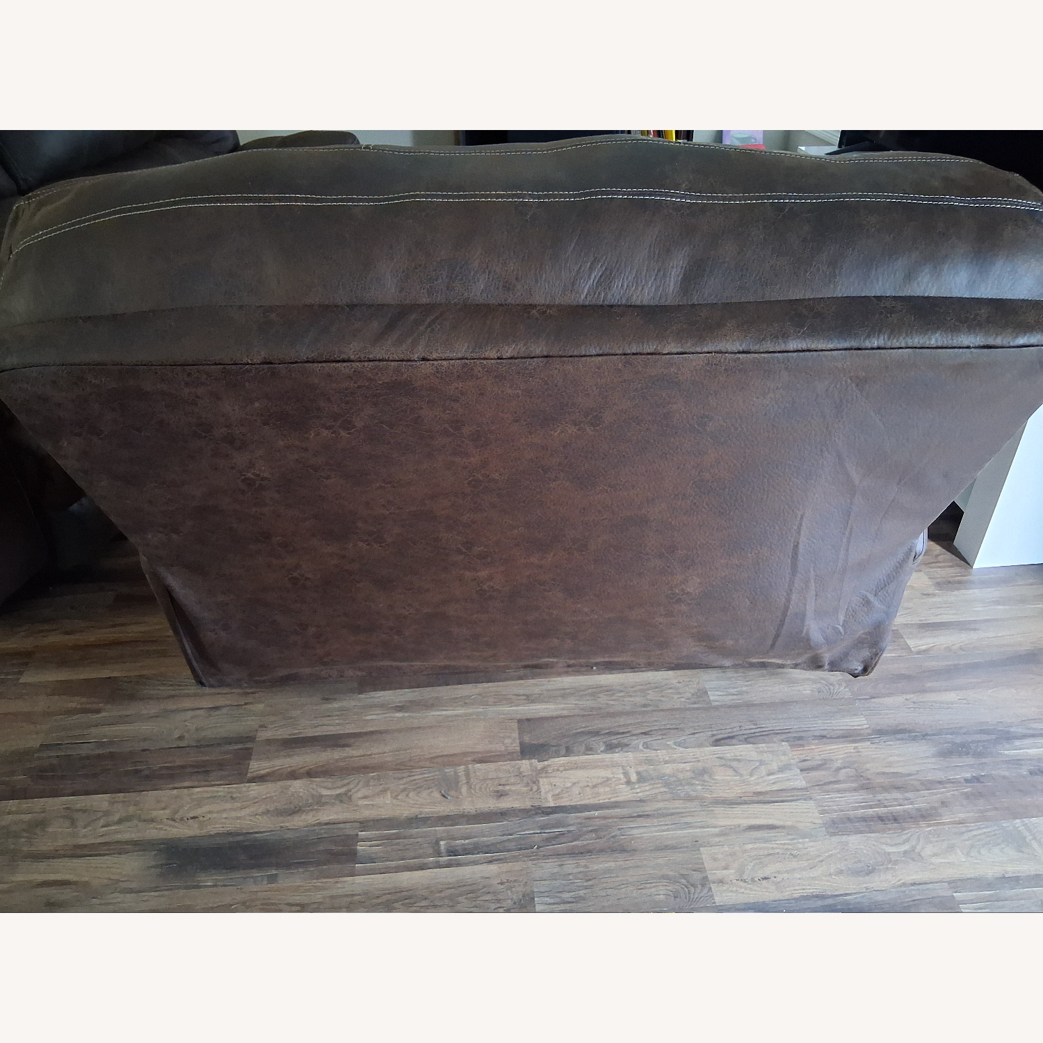 Stallion Brown Snuggle Recliner - image-4