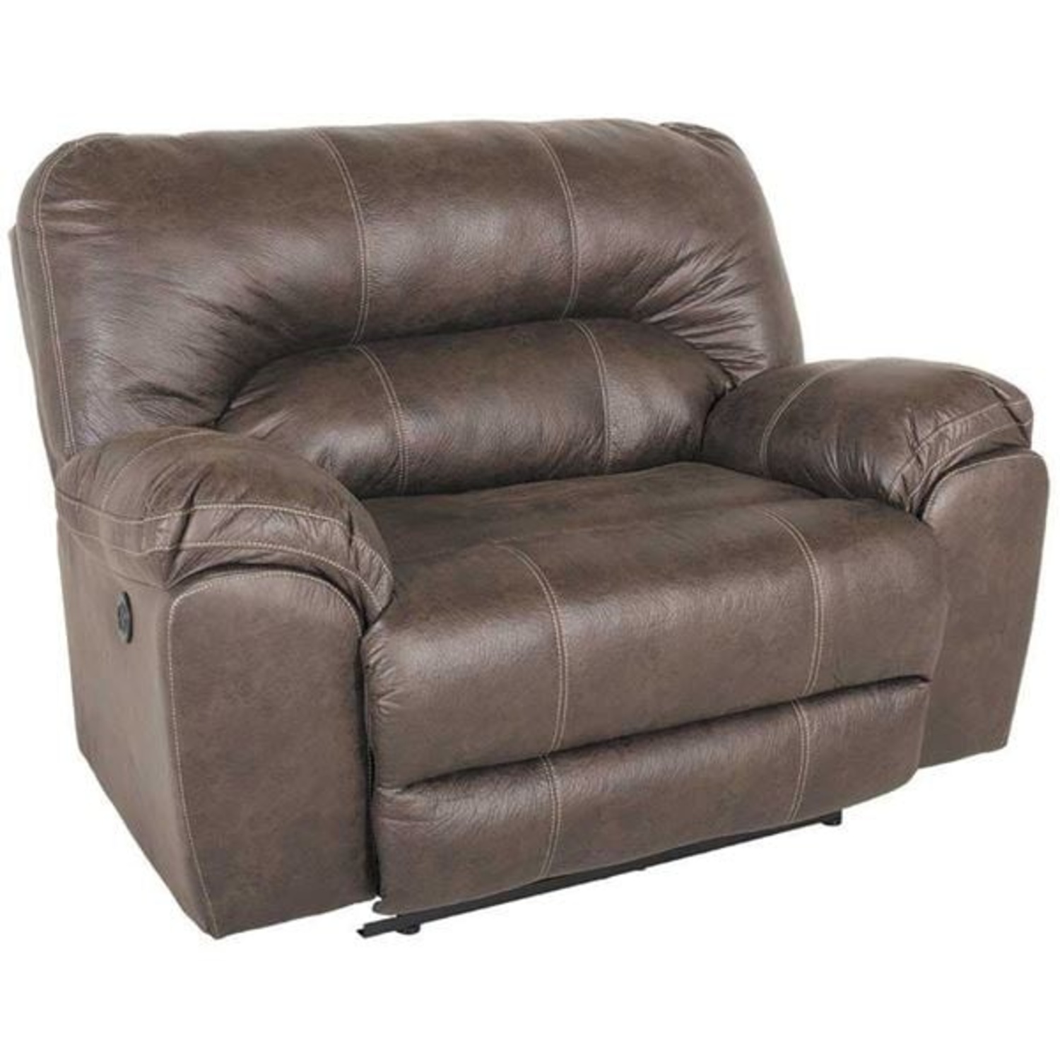 Stallion Brown Snuggle Recliner - image-5