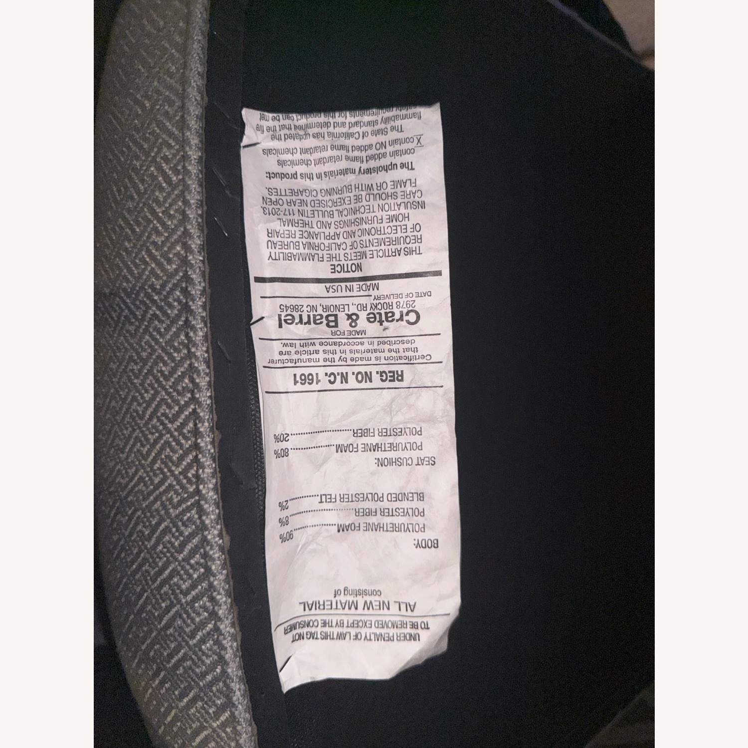 Crate & Barrel Rectangle Glass Top Dining Table  - image-5