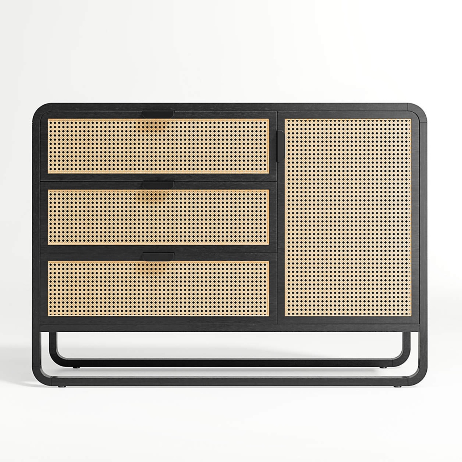 Crate & Barrel Anaise Cane 3-Drawer Chest  - image-7