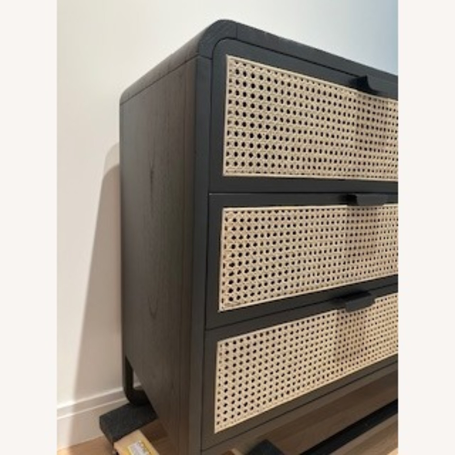 Crate & Barrel Anaise Cane 3-Drawer Chest  - image-5