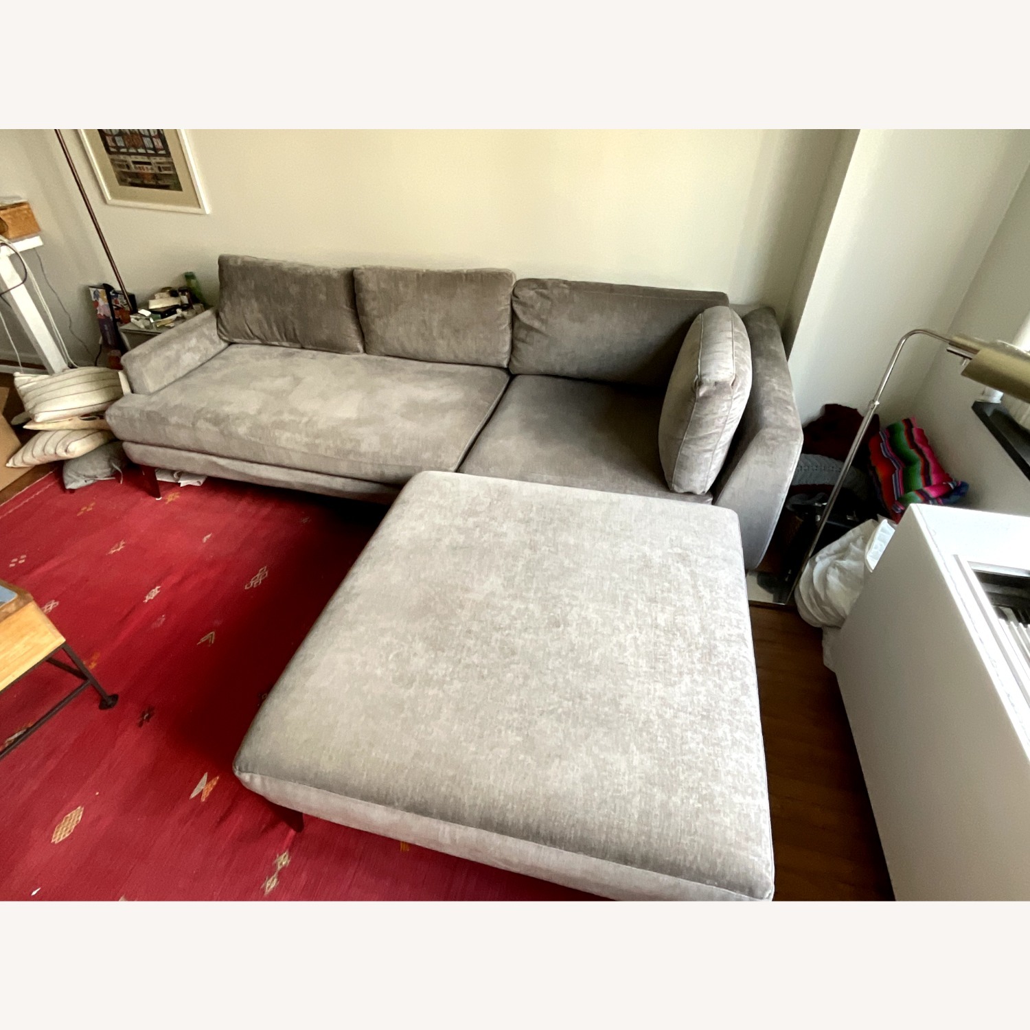 West Elm Andes Sectional in Gray  - image-5
