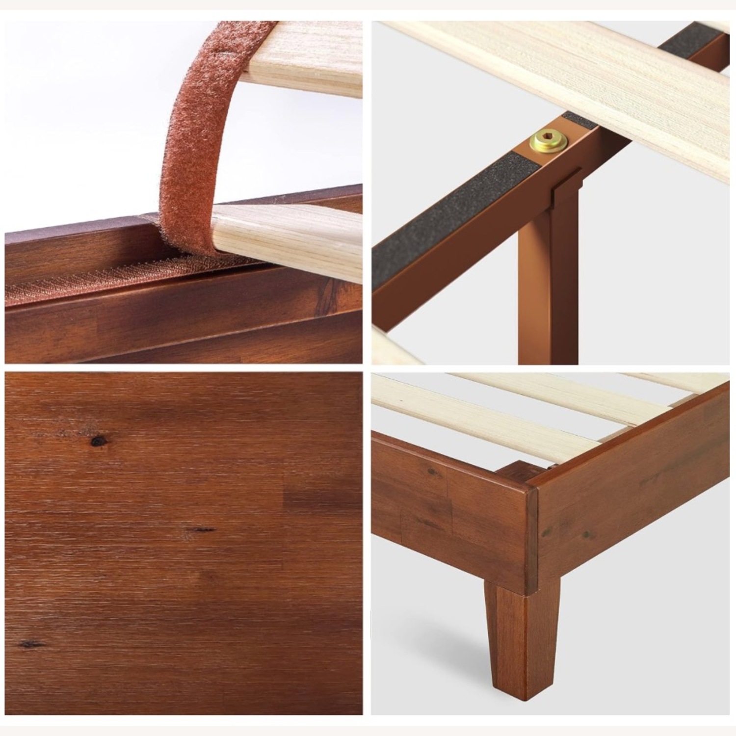 ZINUS Wen Deluxe Wood Platform Bed Frame - image-3