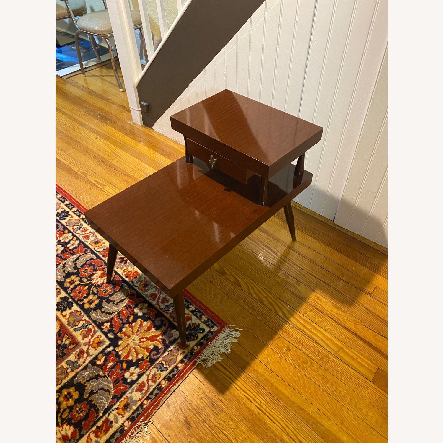 60’s Style Side Living Foom Tables with Drawers - image-4