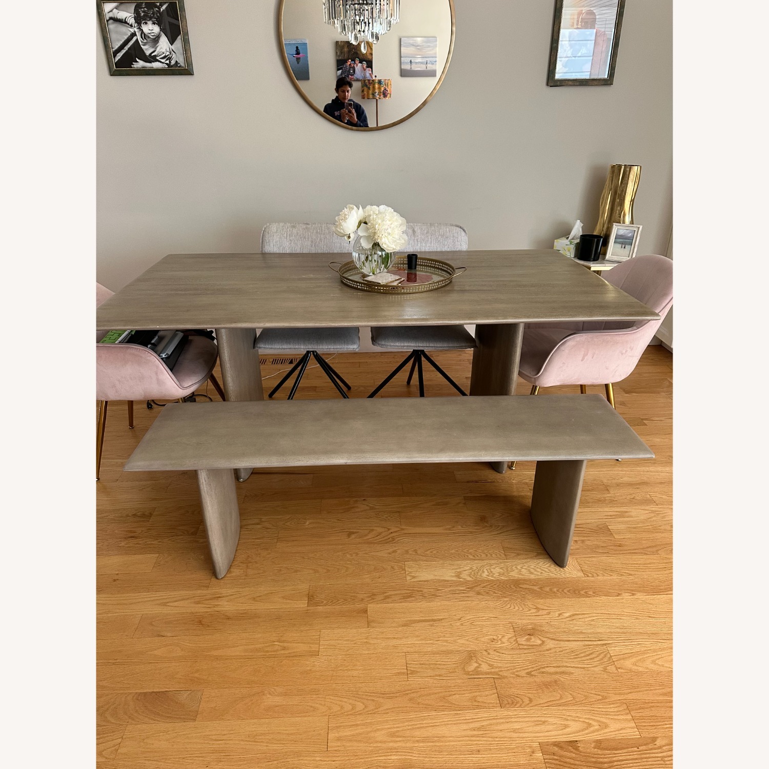 West Elm Dining Table & Bench  - image-1