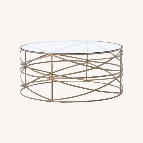 Used West Elm Glass Coffee Table for sale on AptDeco