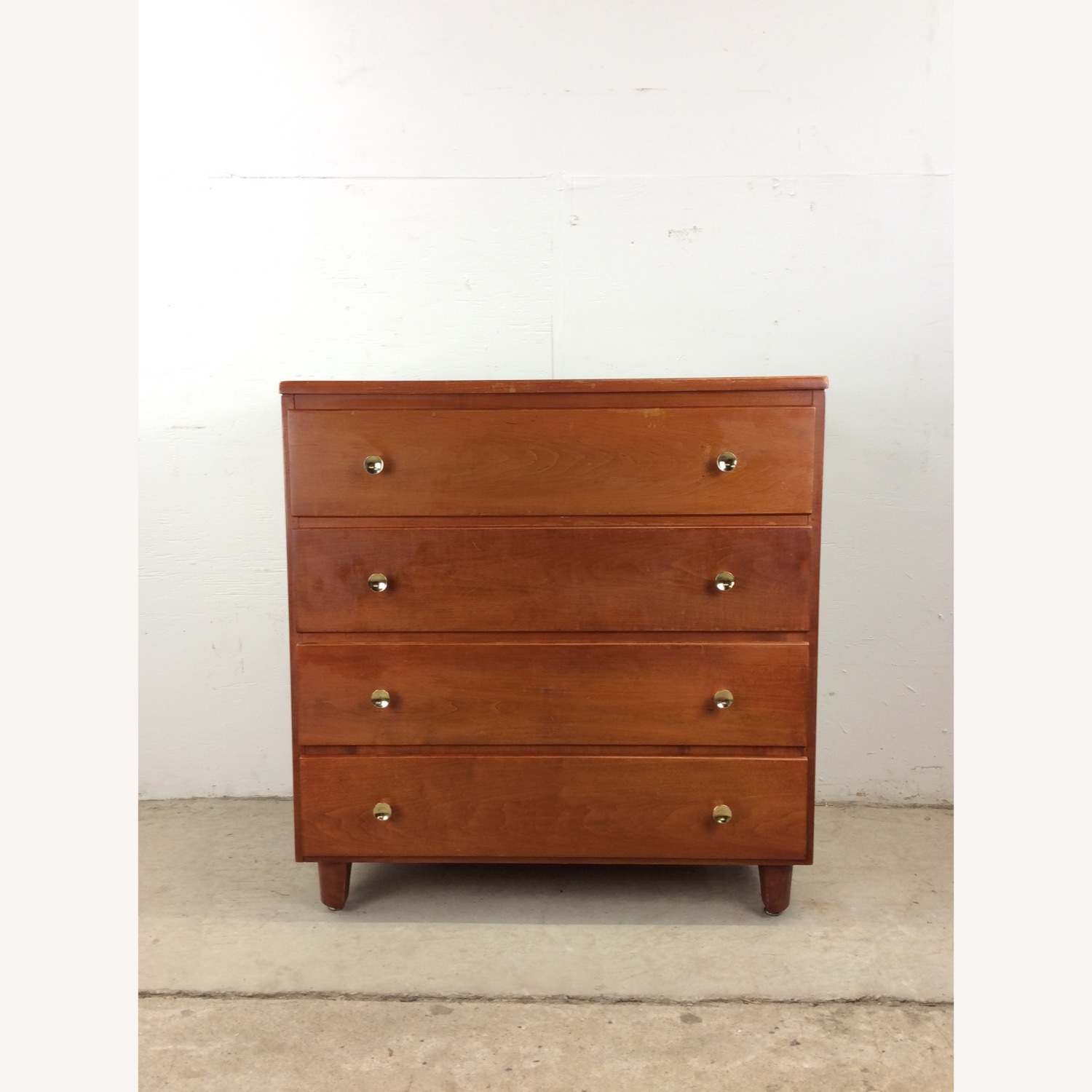 Mid Century Modern Maple Chest of Drawers - image-3