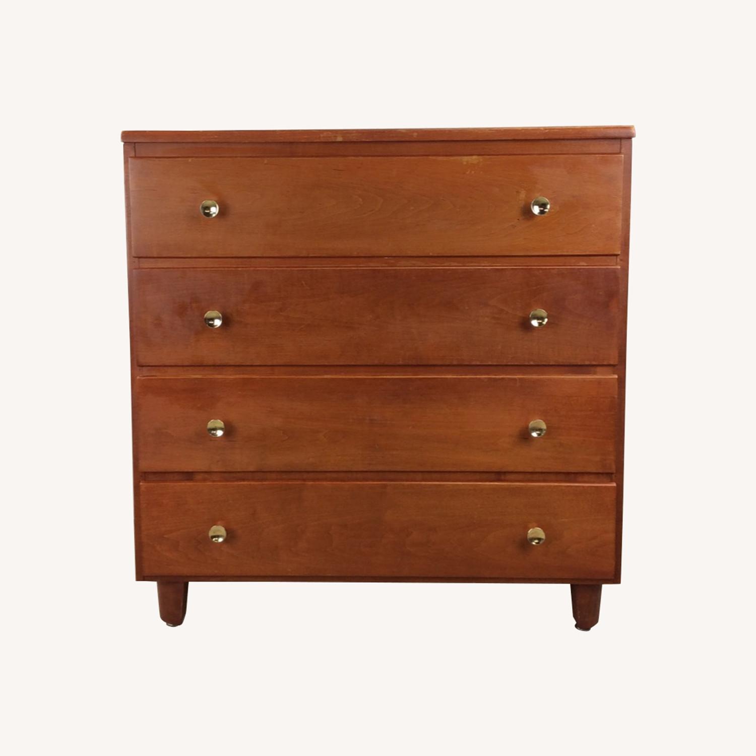 Mid Century Modern Maple Chest of Drawers - image-0