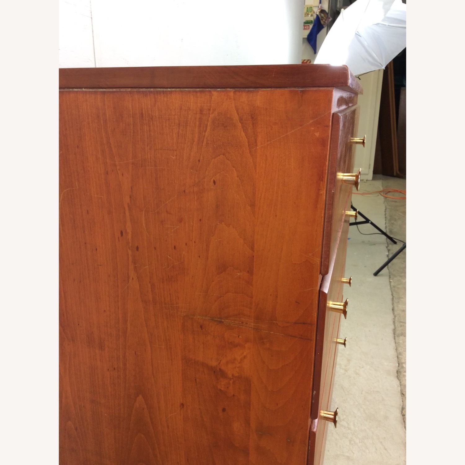Mid Century Modern Maple Chest of Drawers - image-12