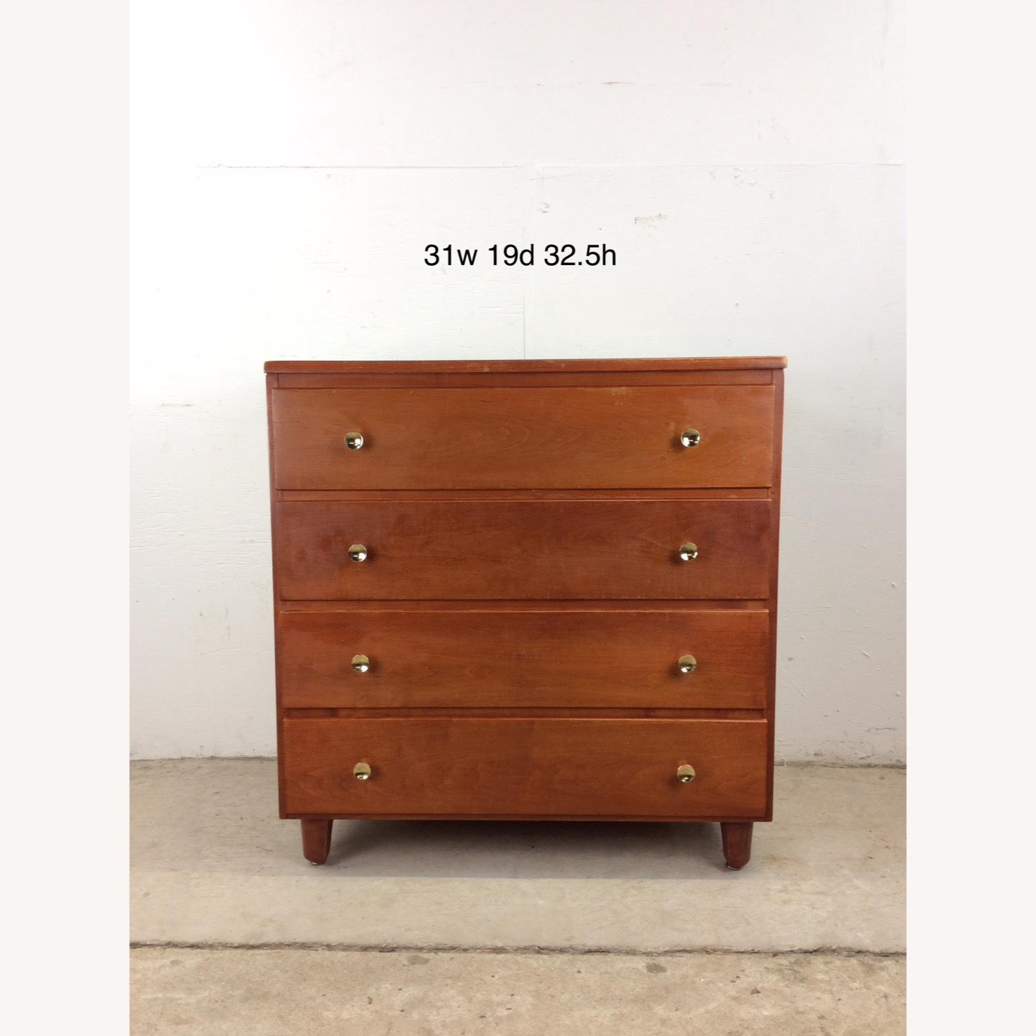 Mid Century Modern Maple Chest of Drawers - image-21