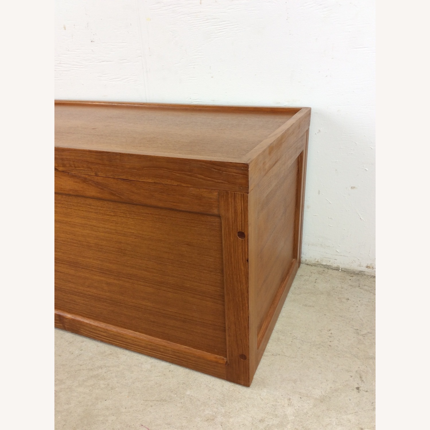 Danish Modern Style Teak Blanket Chest - image-9