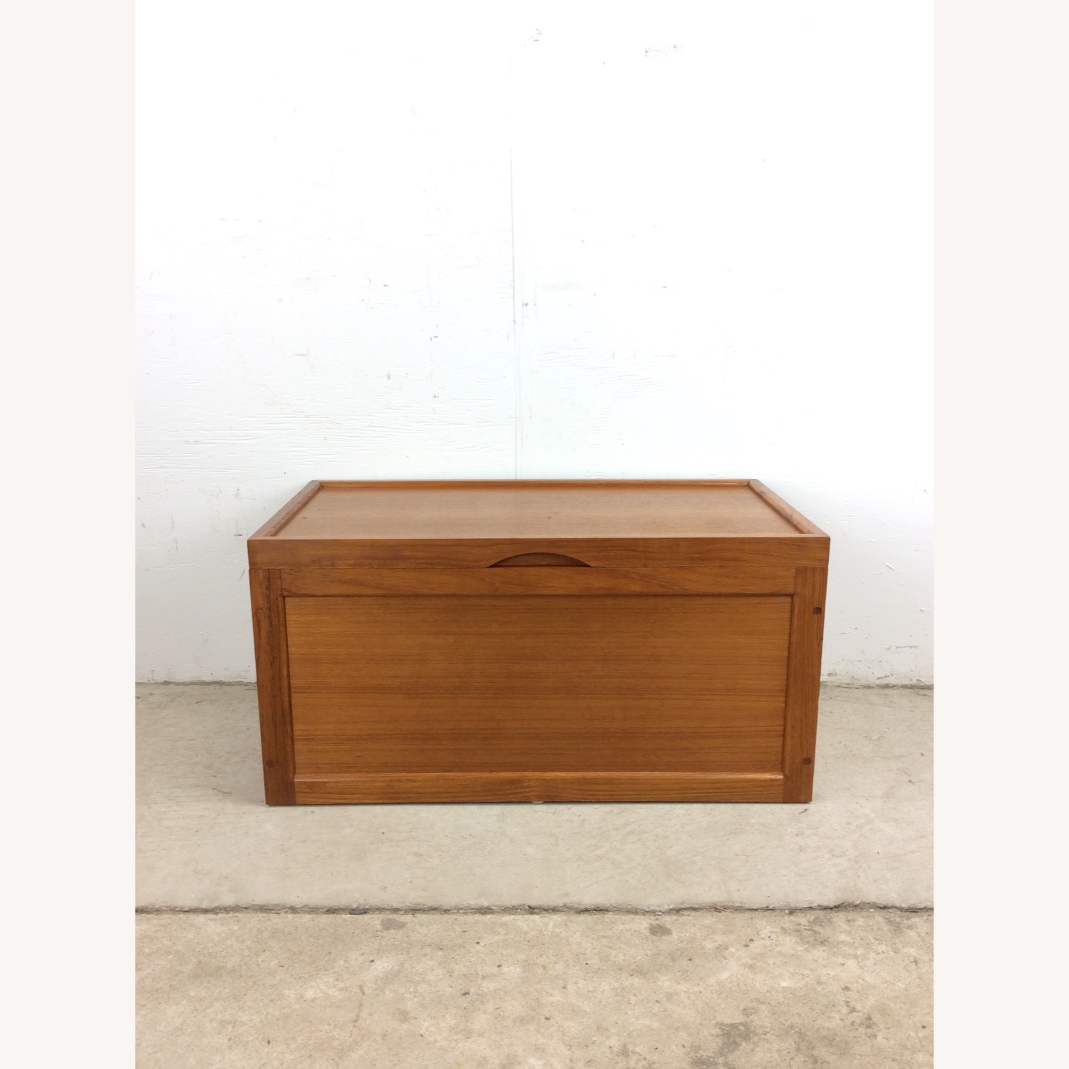 Danish Modern Style Teak Blanket Chest - image-1