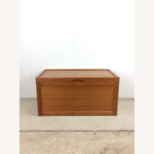 Used Danish Modern Style Teak Blanket Chest for sale on AptDeco