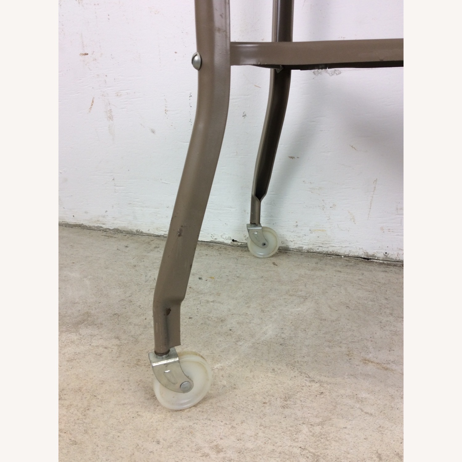 Industrial Typewriter Table with Drop Leafs - image-19