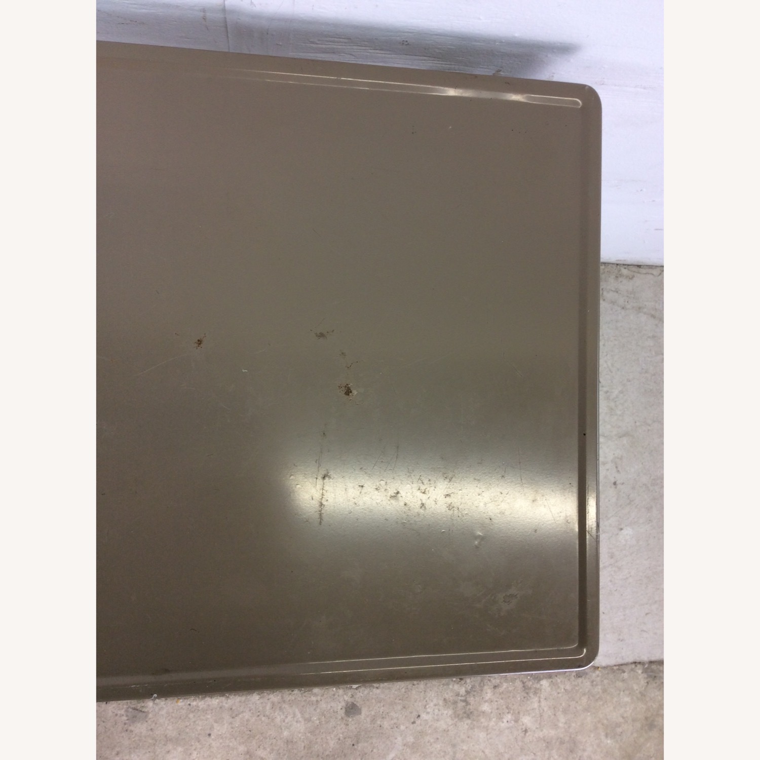 Industrial Typewriter Table with Drop Leafs - image-5