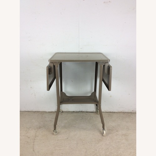Used Industrial Typewriter Table with Drop Leafs for sale on AptDeco