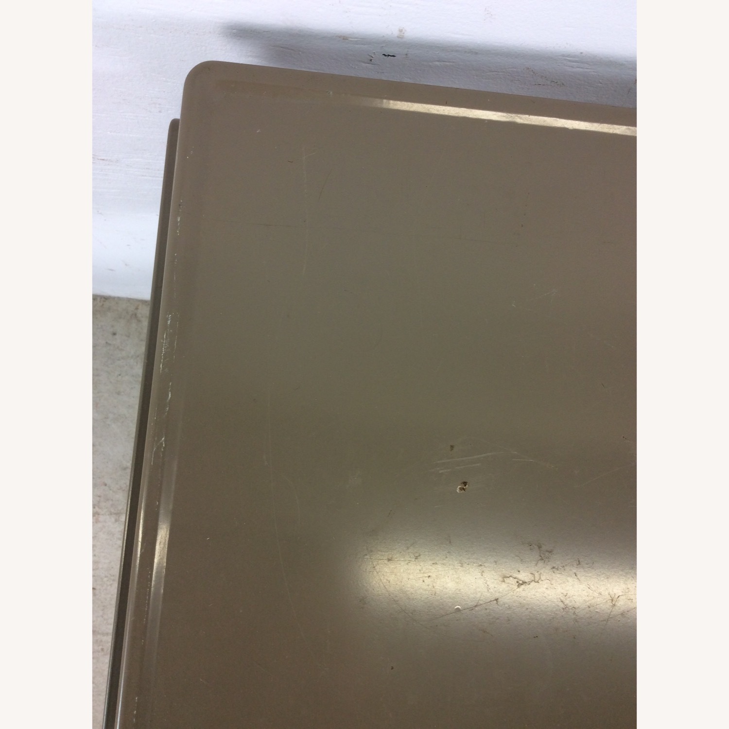 Industrial Typewriter Table with Drop Leafs - image-6