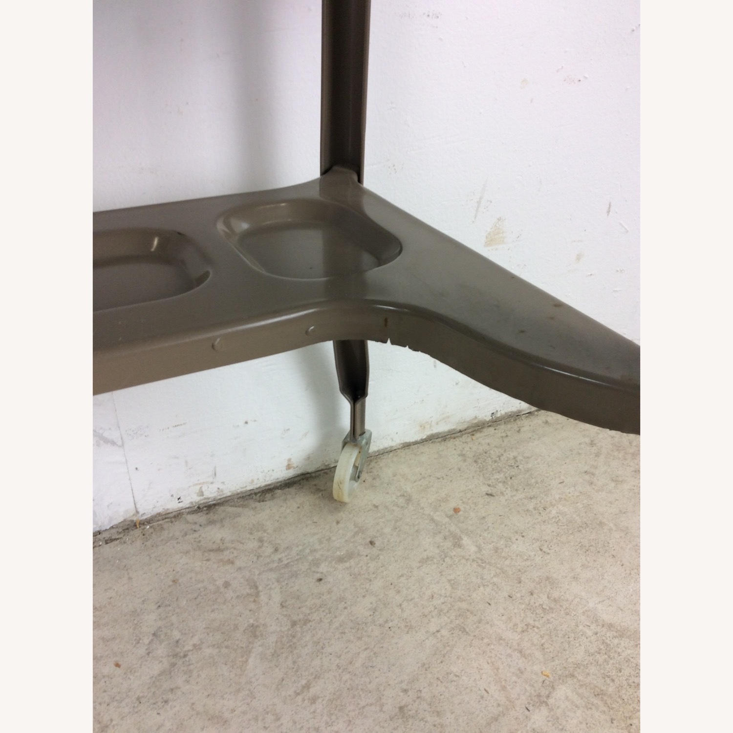 Industrial Typewriter Table with Drop Leafs - image-28