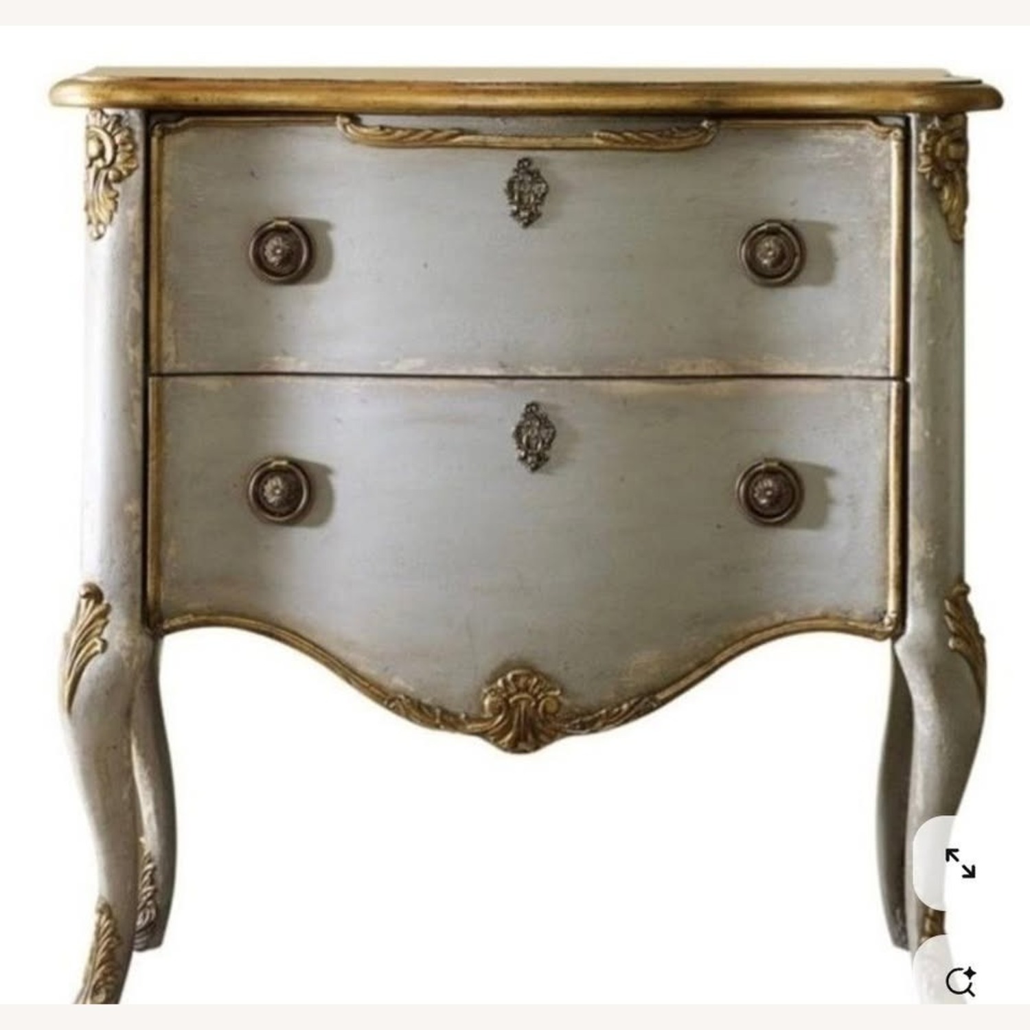 Traditional Antique 2-Drawer Wood Accent Chest - image-1