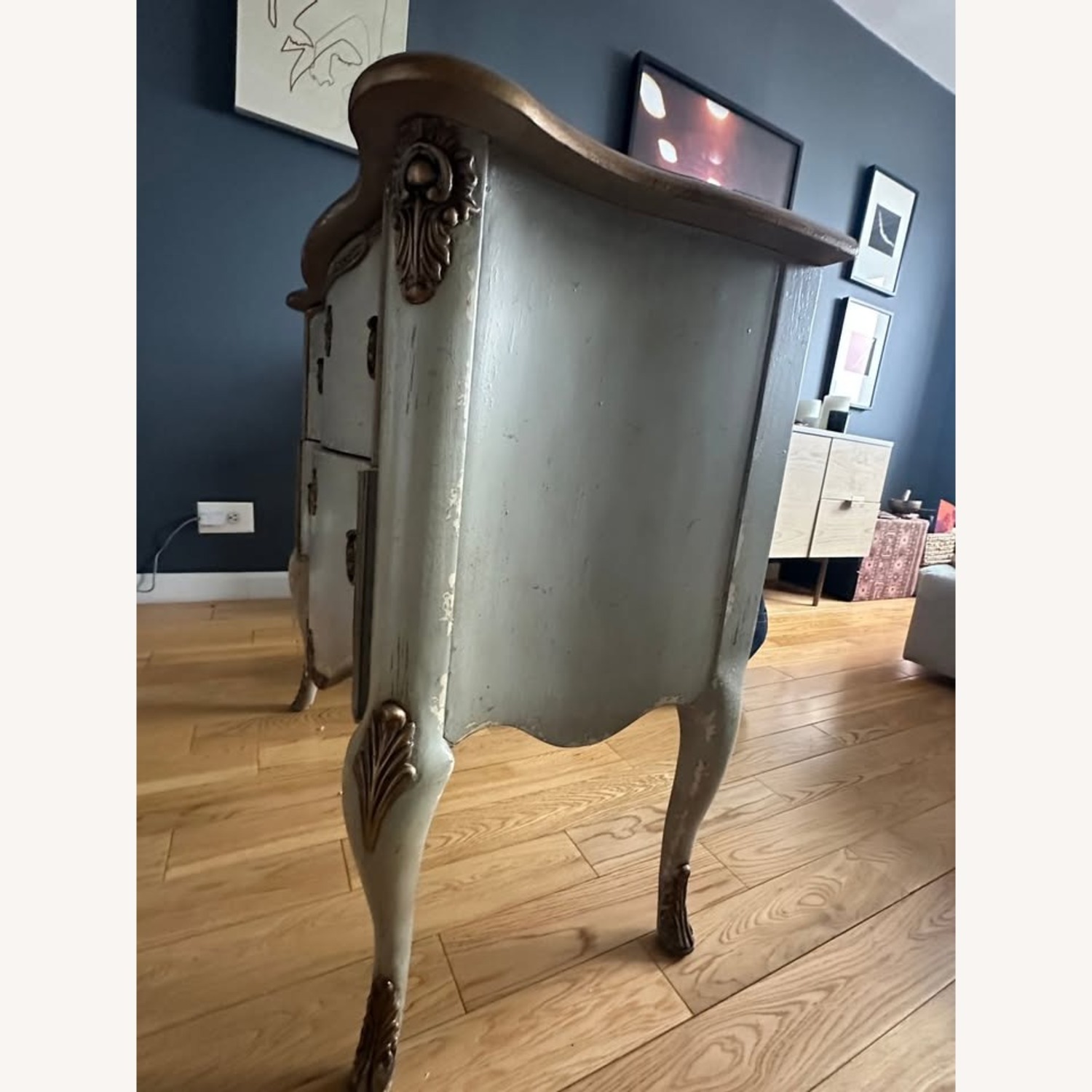 Traditional Antique 2-Drawer Wood Accent Chest - image-3