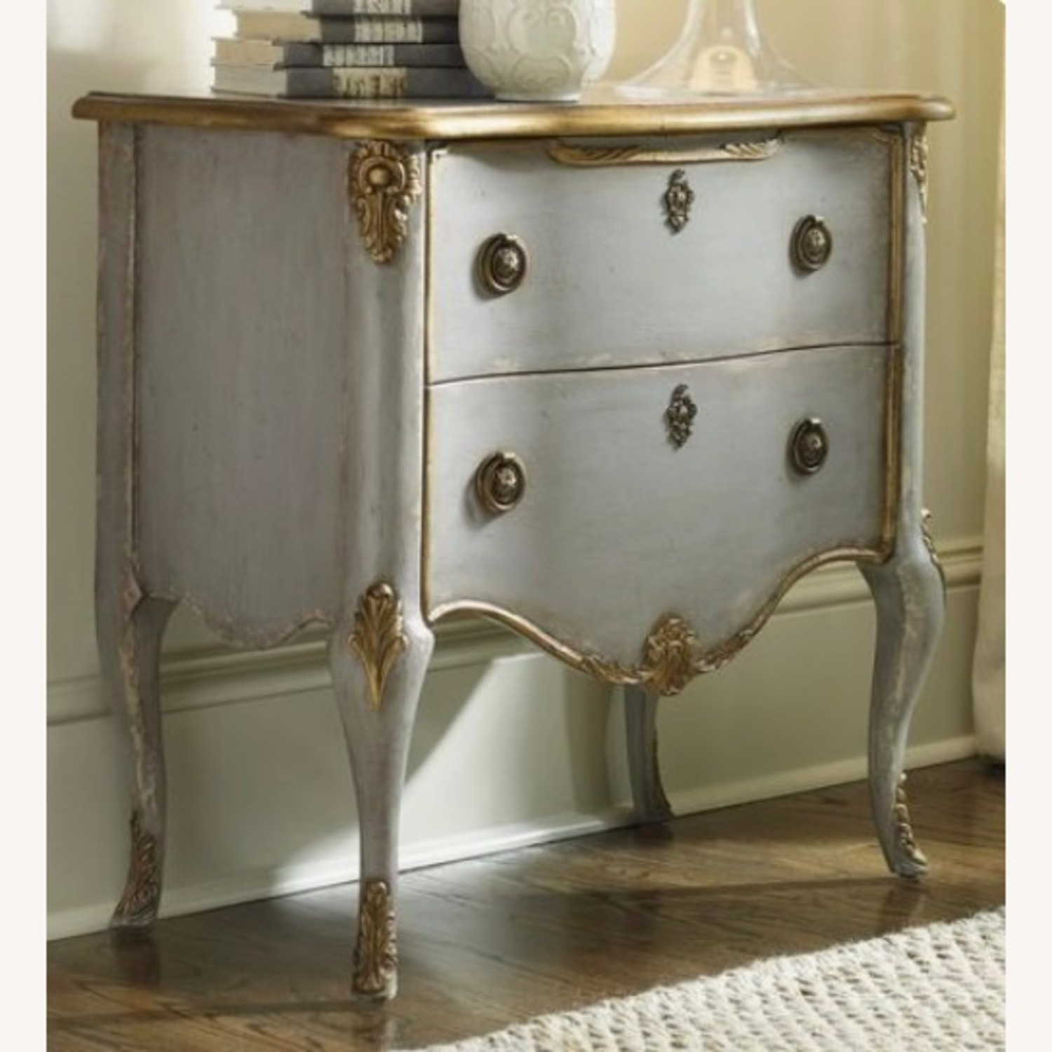 Traditional Antique 2-Drawer Wood Accent Chest - image-2