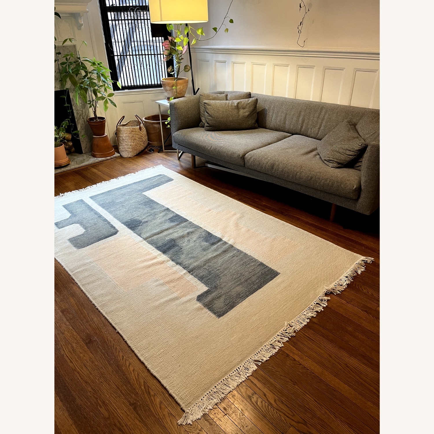 CB2 Leanne Ford Block Color Rug - image-3