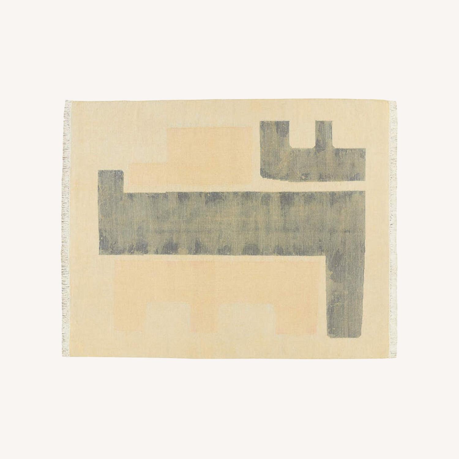 CB2 Leanne Ford Block Color Rug - image-0