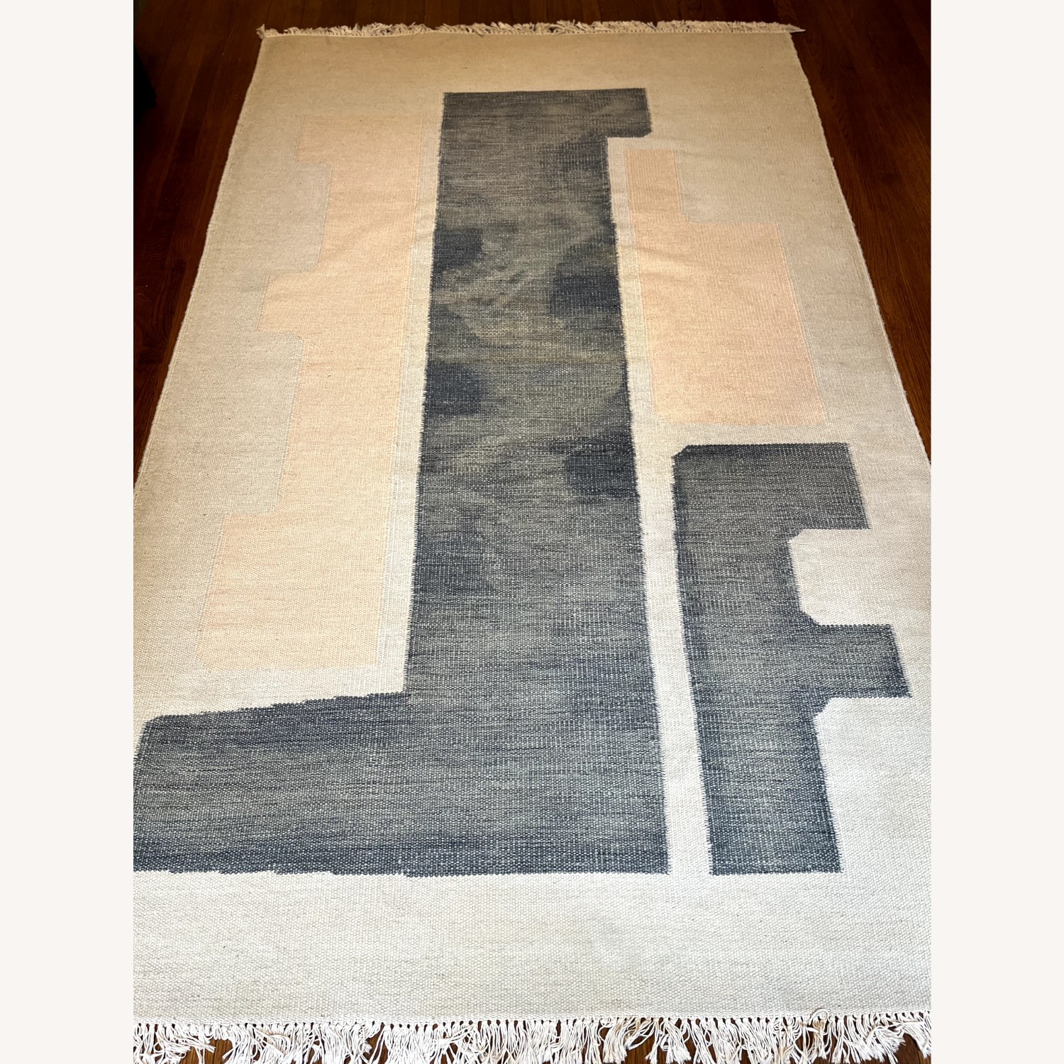 CB2 Leanne Ford Block Color Rug - image-1