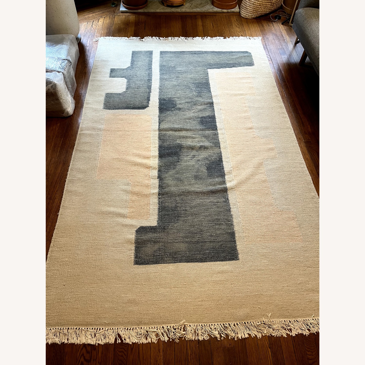 CB2 Leanne Ford Block Color Rug - image-5