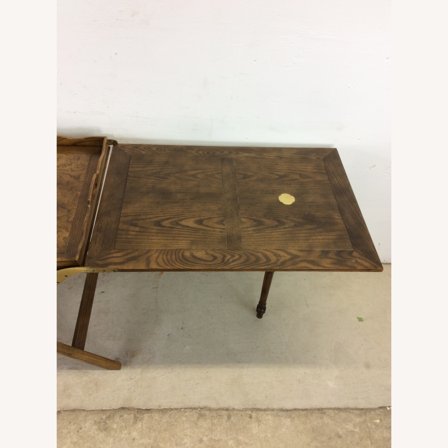 Vintage Campaign Serving Tray with 2 Folding Leafs - image-26