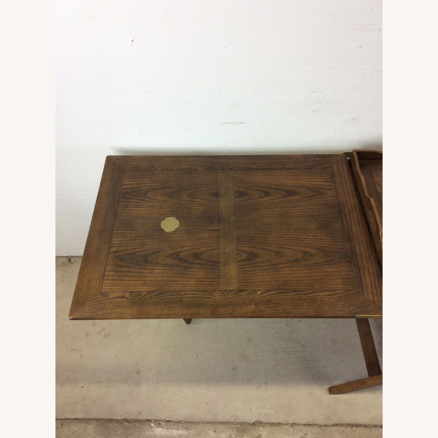 Vintage Campaign Serving Tray with 2 Folding Leafs - image-22