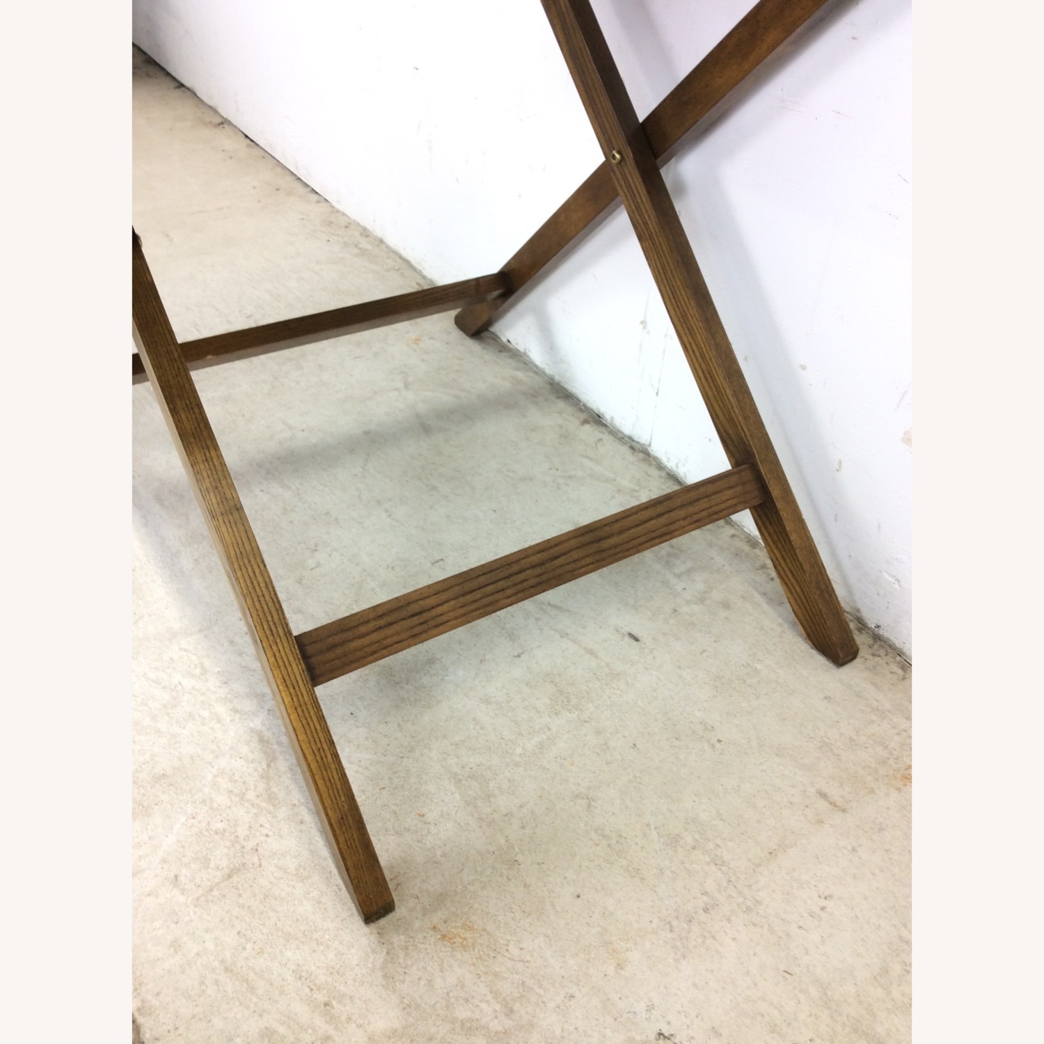 Vintage Campaign Serving Tray with 2 Folding Leafs - image-12