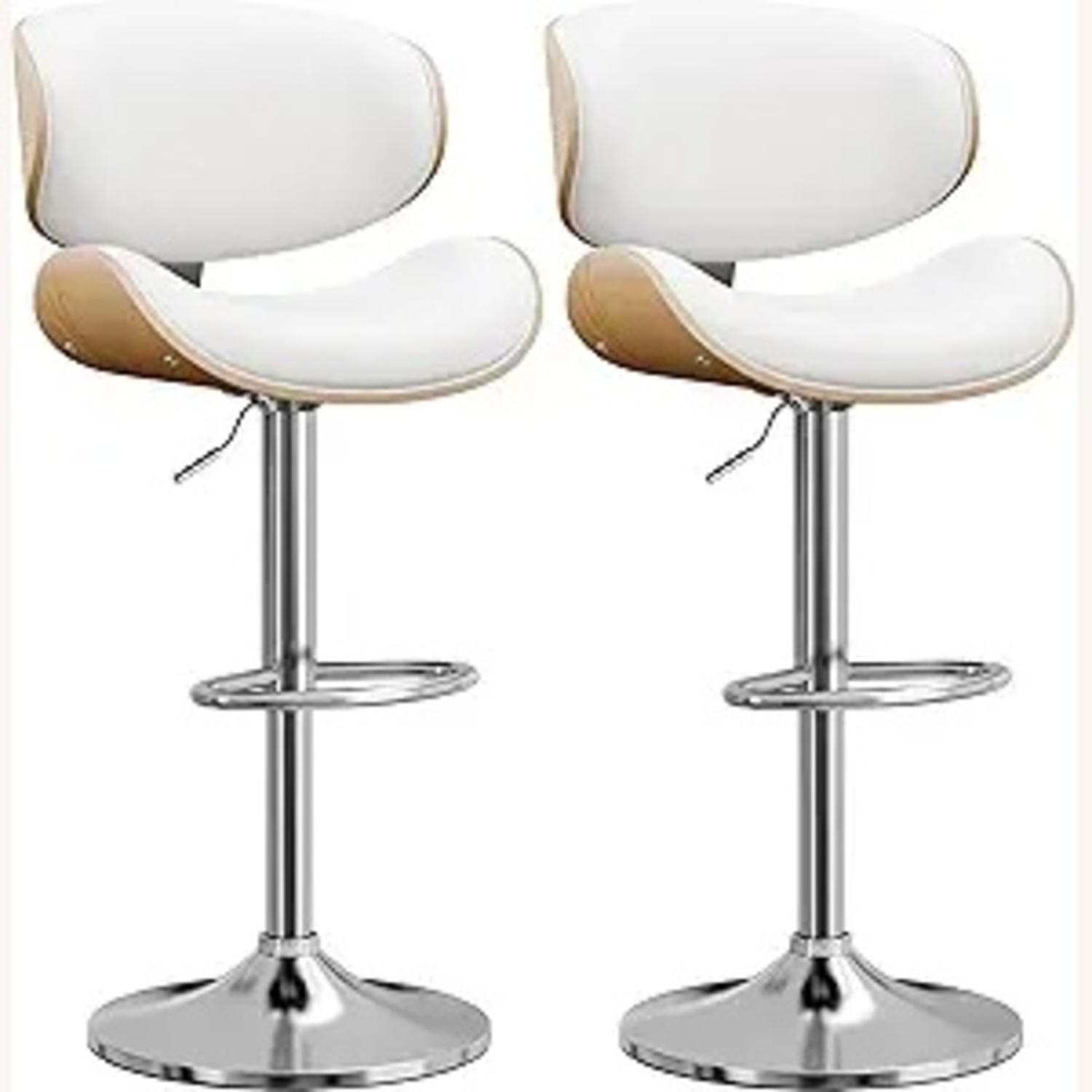 Edgy Wooden Barstools  - image-4