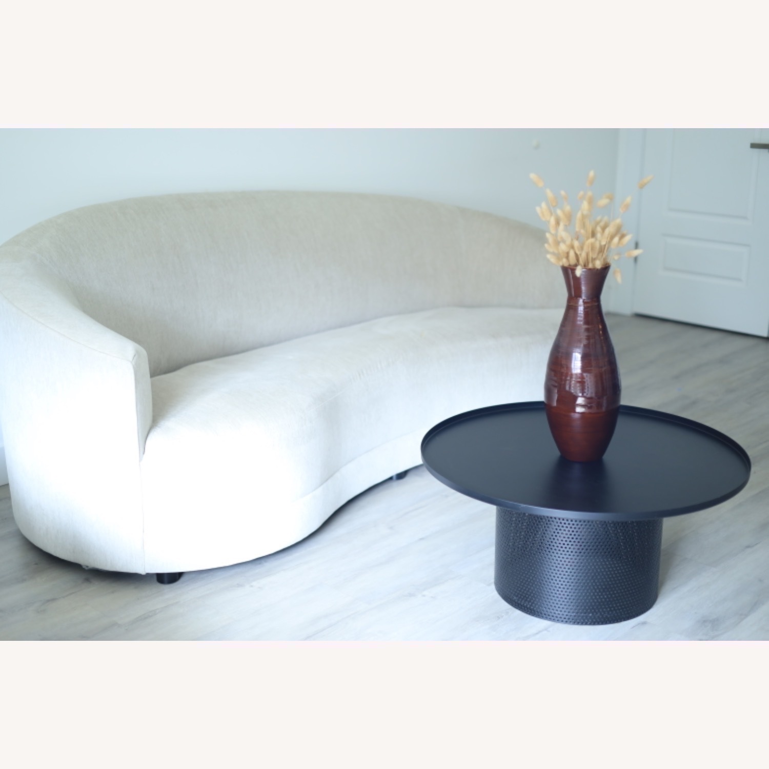 Crate & Barrel Infiniti Curve Back Sofa - image-4