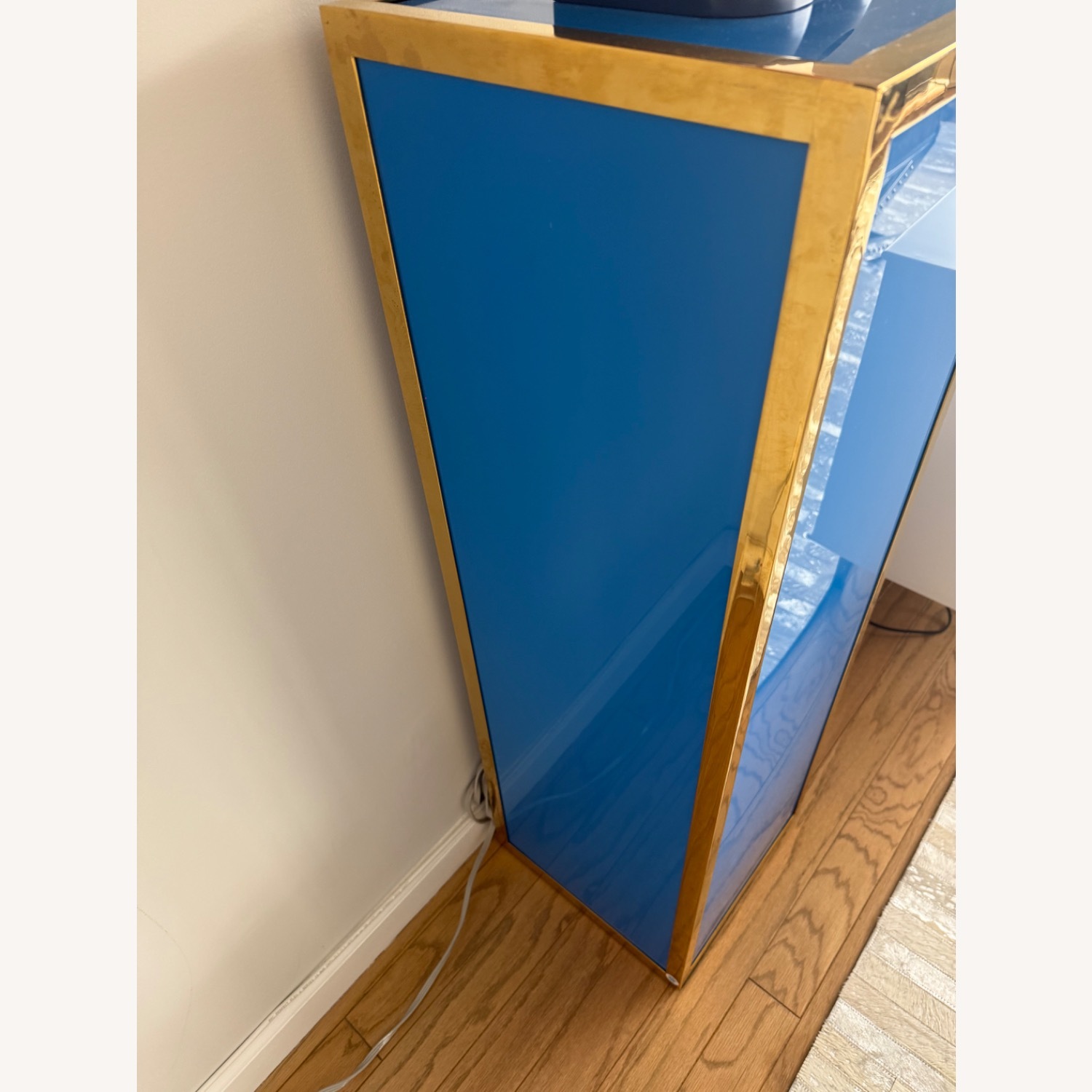 Jonathan Adler Lucite Pedestal Table  - image-1