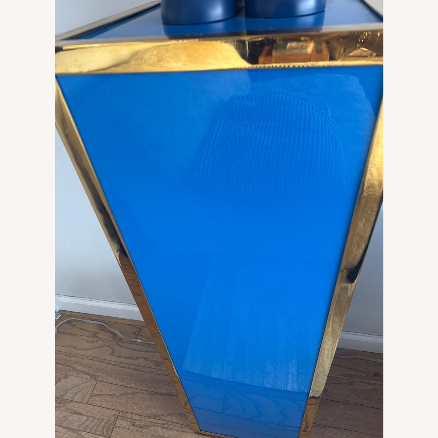 Jonathan Adler Lucite Pedestal Table  - image-4