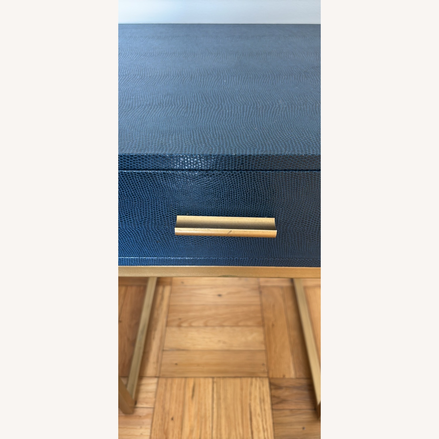 Navy Shagreen Side Tables - image-4